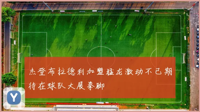 杰登布拉德利加盟猛龙激动不已期待在球队大展拳脚